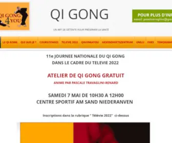 Qigong4You.com(Cours Qi Gong Luxembourg) Screenshot