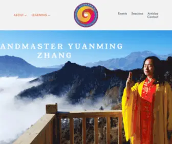 Qigongmaster.com(Grandmaster Yuanming Zhang) Screenshot