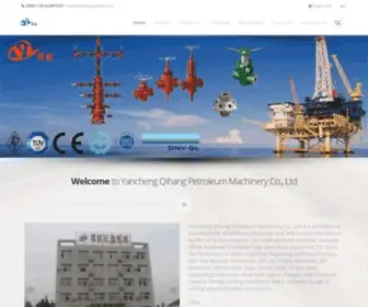 Qihangwellhead.com(China Wellhead Assembly Christmas Tree) Screenshot