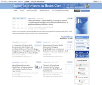 QihJournal.org(Quality Improvement in Health Care) Screenshot