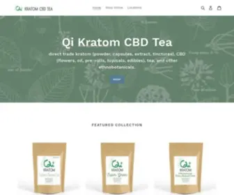 Qikratom.com(Qi Kratom CBD Tea) Screenshot