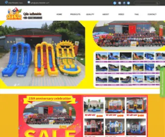 Qileinflatable.com(Qile inflatable Co Ltd) Screenshot