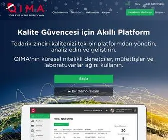 Qima.com.tr(Kalite Control ve Tedarik Zinciri Denetimleri) Screenshot