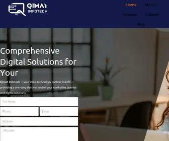 Qimatinfotech.com(Digital Marketing Company Dubai) Screenshot