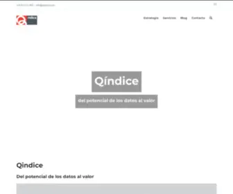 Qindice.com(Del potencial de los datos al valor) Screenshot