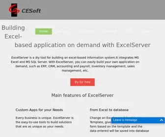 Qinzhe.com(Excel Server Website) Screenshot