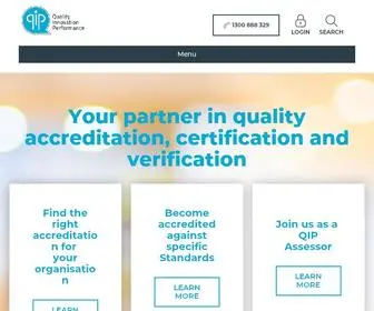 Qip.com.au(Quality Innovation Performance Limited) Screenshot