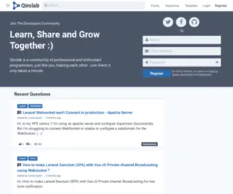 Qirolab.com(The Developer Community) Screenshot