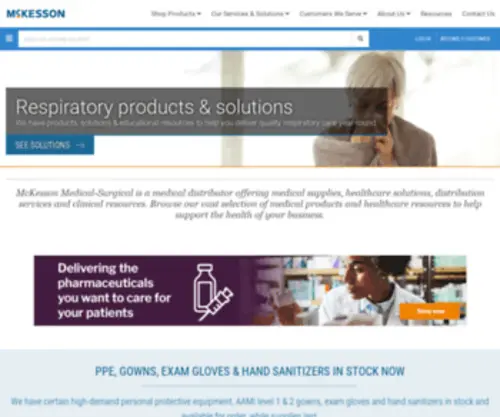 Qis-One.com(McKesson Medical) Screenshot