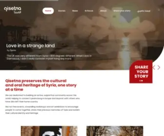 Qisetna.com(Talking Syria) Screenshot