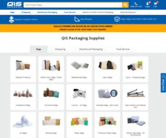 Qispackaging.com.au(Packaging supplies) Screenshot