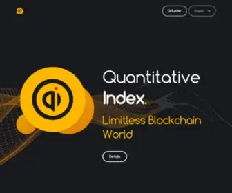 Qitoken.io(Quantitative Index) Screenshot