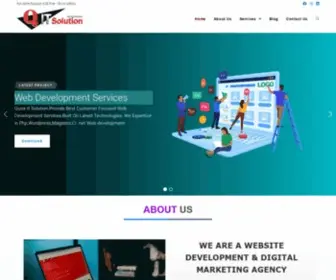 Qitsolution.com(Website development) Screenshot