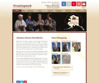 Qiviut.com(Oomingmak Musk Ox Producers' Co) Screenshot