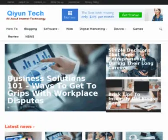 Qiyun-Tech.com(Qiyun Tech) Screenshot