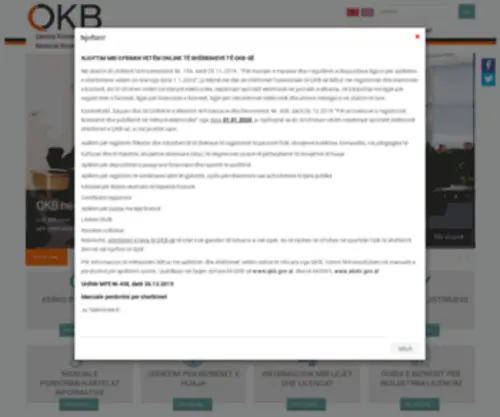 QKB.gov.al(Kreu) Screenshot