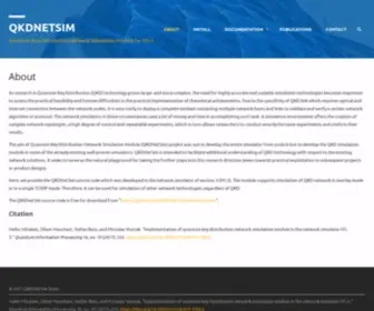 QKdnetsim.info(Quantum Key Distribution Network Simulation Module for NS) Screenshot