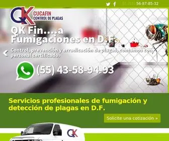 Qkfin.mx(FUMIGACIONES) Screenshot