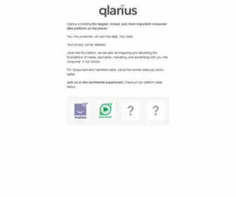 Qlarius.com(Qlarius, Inc) Screenshot