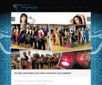 QLdbellydance.com.au(Queensland Bellydance Academy) Screenshot