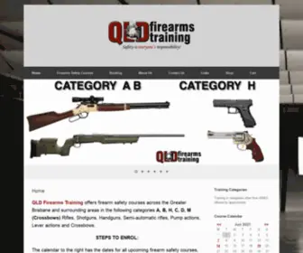 QLDFT.com.au(Brisbane Firearms Licence Courses Run Regularly in categories A B H C D M (Crossbows)) Screenshot