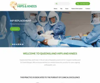 QLdhipsandknees.com.au(Queensland Hips and Knees) Screenshot
