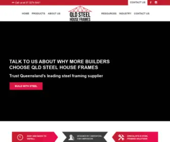QLDsteelhouseframes.com.au(Qld Steel House Frames) Screenshot