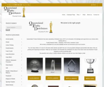 QLDtrophies.com.au(Trophy Awards Online) Screenshot