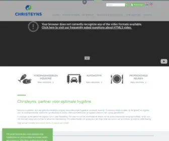 Qleantec.com(Christeyns (Qlean) Screenshot