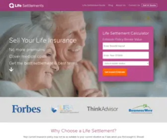 Qlifesettlements.com(Q Life Settlements) Screenshot