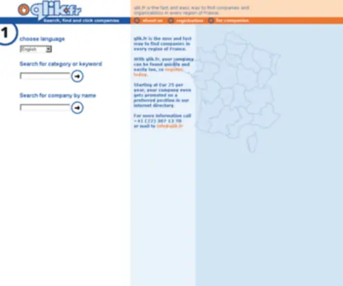 Qlik.fr(Find and click French companies in three steps) Screenshot