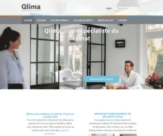 Qlima.fr(Home made climates) Screenshot