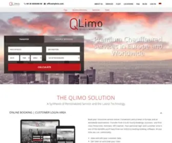 Qlimo.com(Premium Chauffeured Limousine Service and Airport Transfers) Screenshot