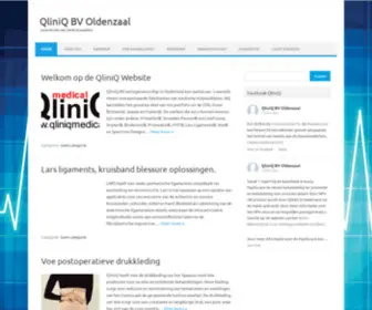 QliniqMedical.nl(Leverancier van medical supplies) Screenshot