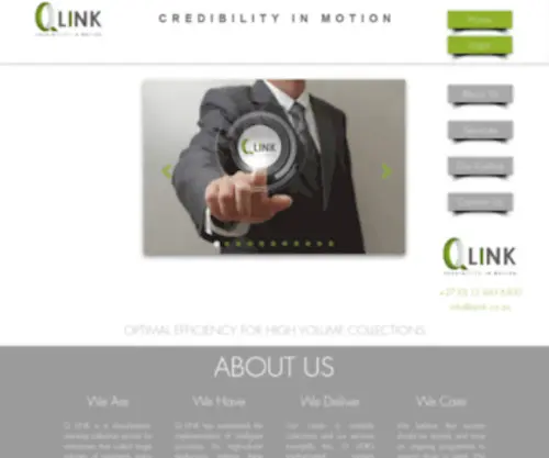 Qlink.co.za(Q LINK) Screenshot