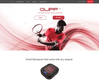 Qlipp.com(The Ultimate Tennis Performance Sensor QLIPP Tennis Sensor) Screenshot