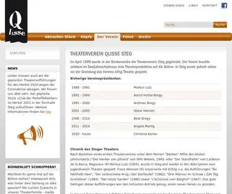 Qlisse.ch(THEATERVEREIN QLISSE STEG) Screenshot