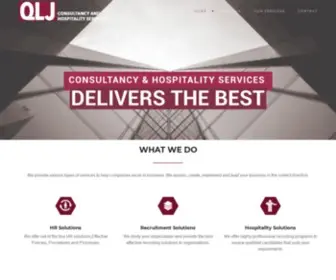 QLjservices.com(Consultancy & Hospitality) Screenshot