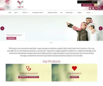 QLM.com.qa(Q Life and Medical Insurance Company) Screenshot