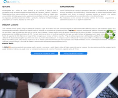Qlogistic.cl(Qlogistic) Screenshot