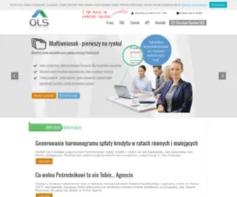 QLS.com.pl(Profesjonalne rozwiązanie dla doradców hipotecznych) Screenshot