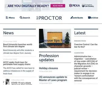 QLSproctor.com.au(Legal news and views for Queensland lawyers) Screenshot