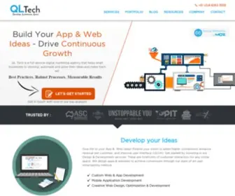 Qltech.com.au(Web Development & Digital Marketing Services In Perth) Screenshot