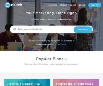 Qlutch.com(Plans for Marketing Projects) Screenshot