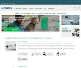 Qmadis.com(Tienda online de material eléctrico) Screenshot