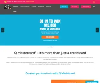Qmastercard.co.nz(Credit cards & Long term Finance) Screenshot