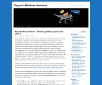 Qmatteoq.com(Diary of a Windows developer) Screenshot