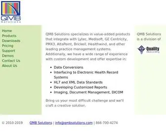 QMbsolutions.com(QMB Solutions) Screenshot