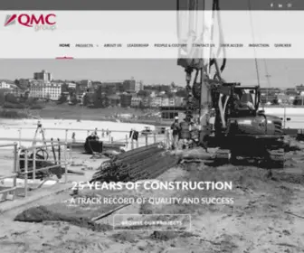 QMCgroup.com(QMC Group Civil And Building Construction Company) Screenshot