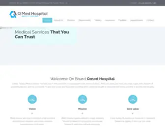 Qmedhospital.com(Qmed Hospital) Screenshot